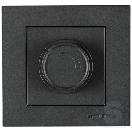 Диммер поворотний для LED ламп Arvia Electric KAREN Димчастий (20 04 2000 241)